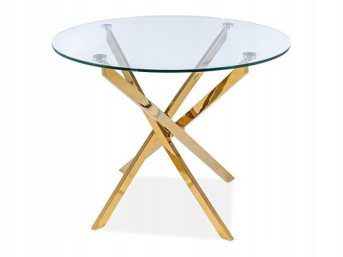  Signal GLAMOUR round table 90 x 90 x 75 cm Gold