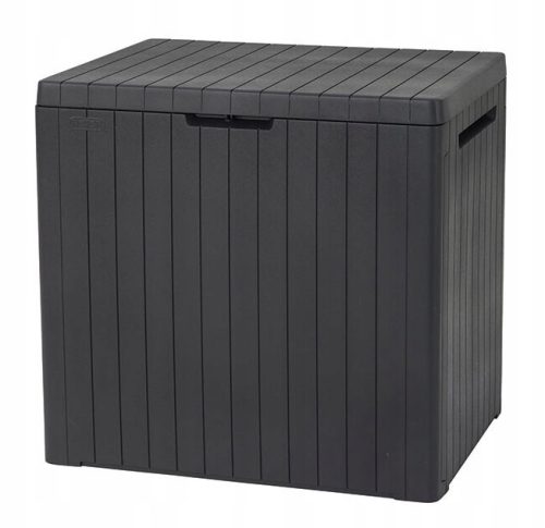 Garden box plastic garden box, 113 l, grey