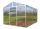 Polytunnel, panneaux plastiques Serre Profimet 5 x 2,85 mx 240 cm