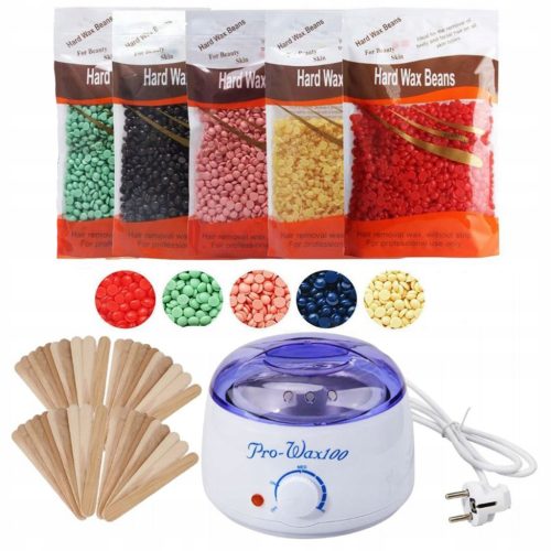  Wax heater + hard wax 500 g + 50 sticks