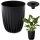  Flowerpot Lamela 35.6 cm x 30 x 35.6 cm Diameter 30 cm Plastic Black