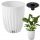  Flowerpot Lamela 30 cm x 30 x 35.6 cm diameter 30 cm plastic white