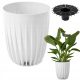  Flowerpot Lamela 30 cm x 30 x 35.6 cm diameter 30 cm plastic white