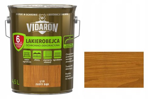 Vidaron Solvent-Based Paint Stain 4.5 l L19 Golden Oak