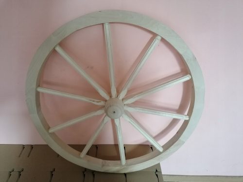  WOODEN WHEEL 80 CM DECORATION