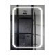 Bathroom mirror Galakor wall mirror, rectangular, 600 x 800 mm