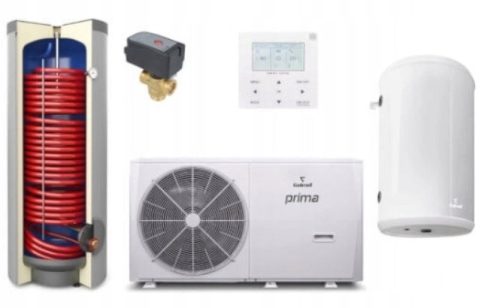  Galmet Prima 8 kW heat pump 4 in 1 SET