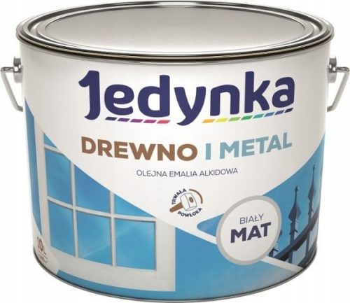 Oil-Phtal Paint for Wood, for Metal Single 10 l, matt WHITE