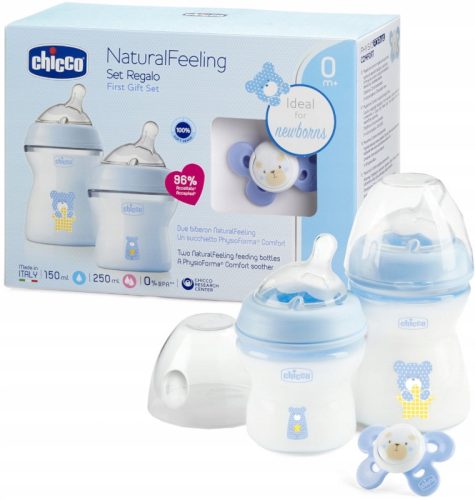  CHICCO BIBERON ANTI-COLIQUE 150 ml + 250 ml + tétine