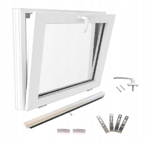 PVC window Lorac 4151 white 40x40 cm