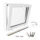 PVC window Lorac 4151 white 40x40 cm