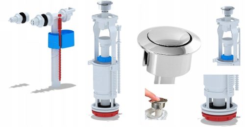 Hydroera SE020201002 white flush button