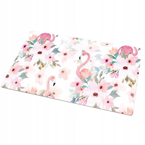  A decorative table mat with flamingos for the room