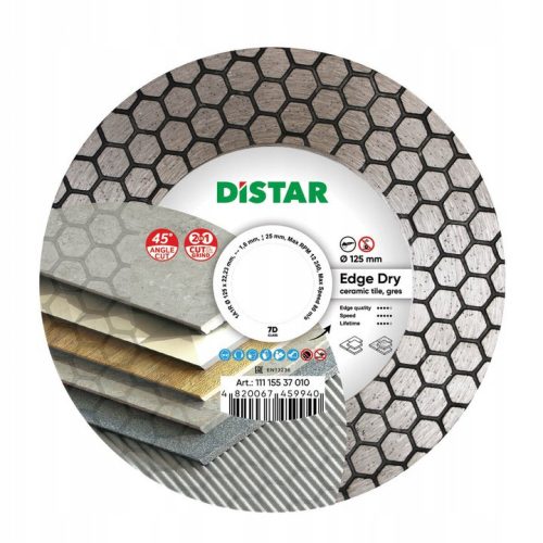  Distar Edge Dry Diamantscheibe 11115537010 125x22,2 mm