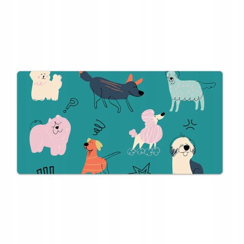  Protective Table Mat Dogs and Puppies 100x50 cm