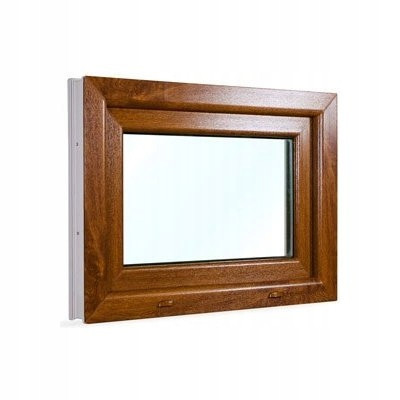 PVC window 70 x 40 tilting Golden Oak windows