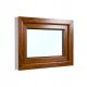 PVC window 70 x 40 tilting Golden Oak windows