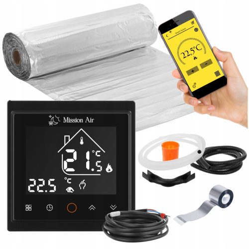 SET heating mat for MAL-160W/m² 6m² panels