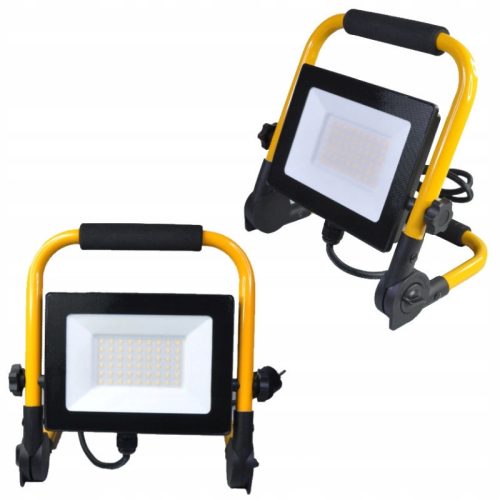  Ecolight LED floodlight with cable, neutral white, 4500 lm, 50 W