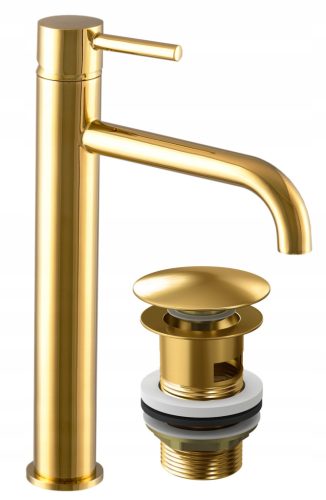 Granitan ROY Gold pedestal washbasin faucet