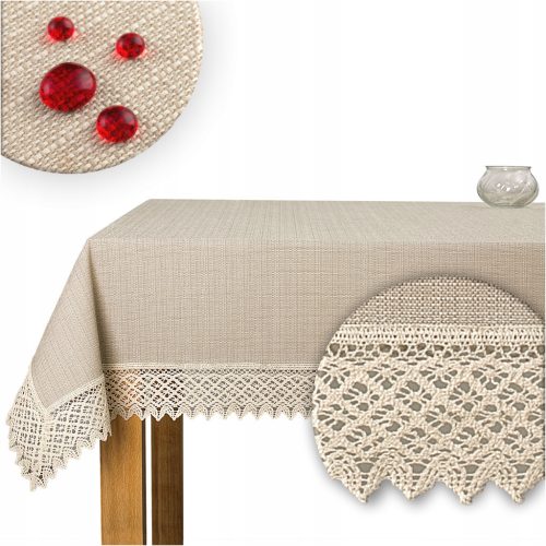  Stain-resistant tablecloth 130 cm x 200 cm, rectangular