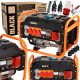 Kraft&Dele 3500W Portable Three-Phase Gasoline Generator