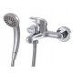  Single-lever wall-mounted bathtub and shower faucet Granitan ALFA, chrome