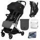  Skiddou Mikkeli stroller, black, 5.8 kg