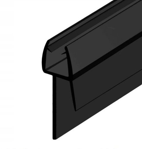 Shower cabin parts seal 100 cm black