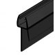 Shower cabin parts seal 100 cm black