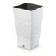  Prosperplast flowerpot 29.5 cm x 29.5 x 55 cm diameter 26.5 cm plastic white