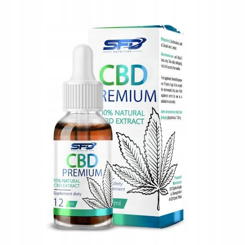  SFD CBD PREMIUM NATURAL EXTRACT 12 ml 10% CBD oil