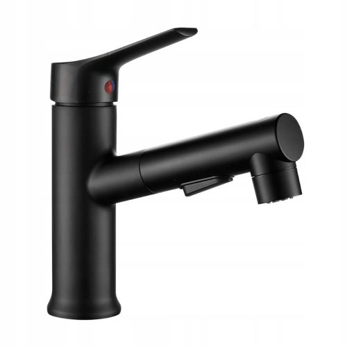 Kuchinox FONTE floor-standing washbasin faucet, black