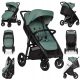  EasyGo Quantum Air stroller, black and green