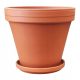  Spang flowerpot 20 cm x 20 x 17 cm diameter 20 cm natural ceramic