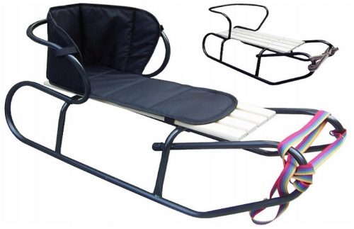  POLISH BASIC SLED WITH BACKREST AND MATTRESS