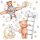 Decorative Wall Stickers Wall Stickers for Children, Teddy Bears 240