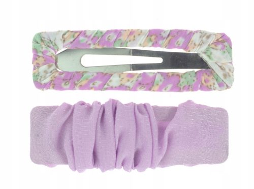  2 X HAIR CLIP SET LARGE LAVENDER - 2 pcs
