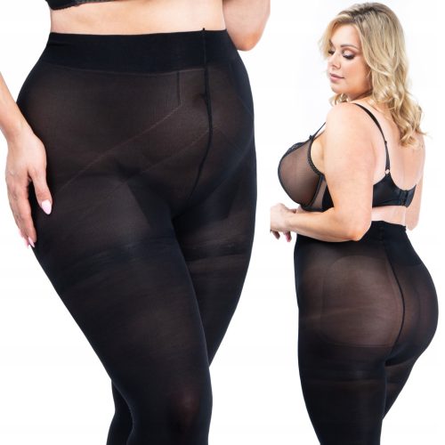  PUSH UP large tights COVER slimming PLUS SIZE