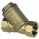  1" angled DN25 brass mesh filter for settling water, 1 inch