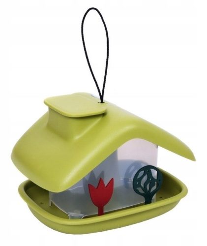  feeder made of green plastic