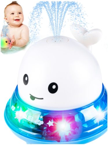  WHALE BATH TOY WHALE BATH FOUNTAIN LED