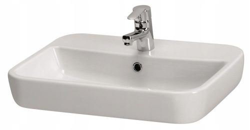 Cersanit Caspia rectangular countertop washbasin