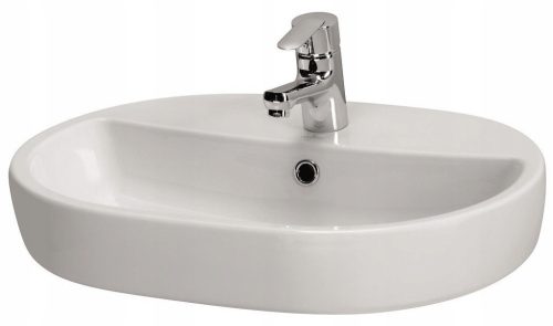 Cersanit Caspia oval countertop washbasin