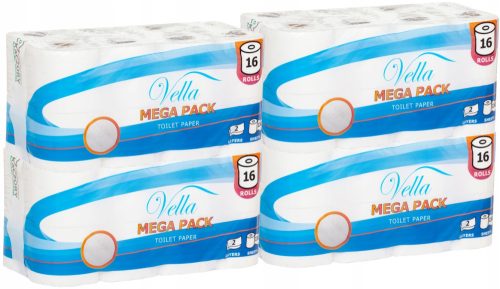 Toilet paper VELLA unscented toilet paper 16 pcs.