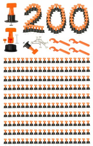 Pro100system tile leveling clamps/clips 200 pcs.