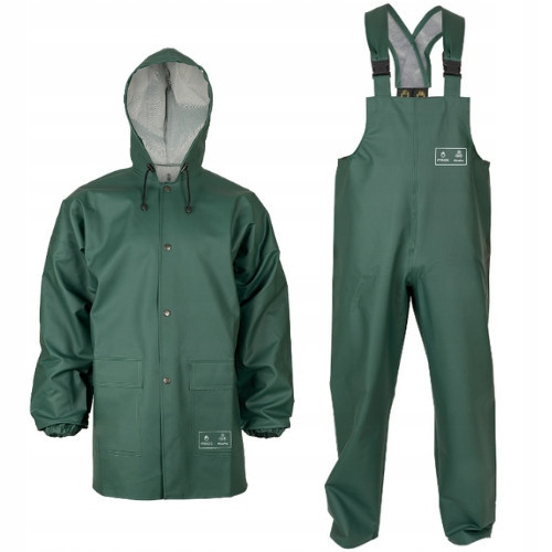 Set Pros Jacket 101 + Dungarees 001, 3XL, Green Shades