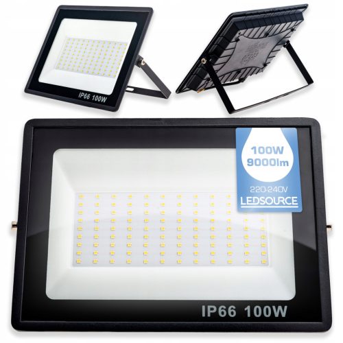  Halogen Reflector LED FLOODLIGHT 100W 9000lm SLIM