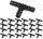  T-PIECE CONNECTOR FOR HOSE 16 mm 100 pcs