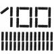  Connector Two-part connector FOR CABLE CONNECTOR TO HOSE 100 pcs